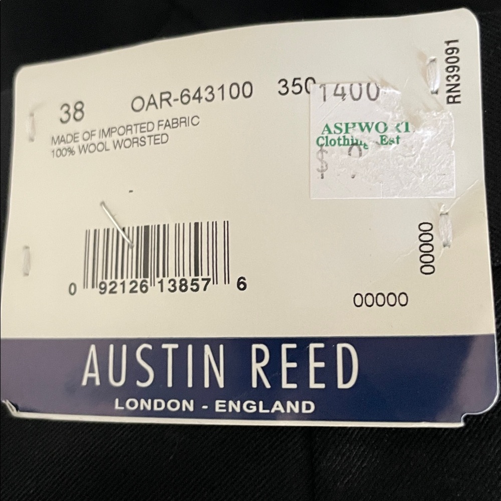 Austin Reed Classic Black Dress Pants tags size 38 - Picture 8 of 8